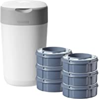 Los mejores  - Tommee Tippee 85201903 - Contenedor para Pañales Avanzado Twist and Click- Nuevo Sistema Ecológico- Incluye 6 Recambios…